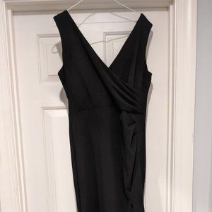 Black floor length formal dress